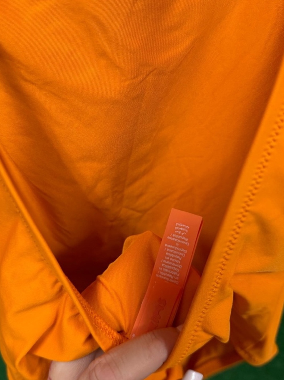 SKIMS, Signature Swim, Scoop Neck One Piece, Tangerine, Small, Like New! 🍊🧡 - Picture 7 of 7